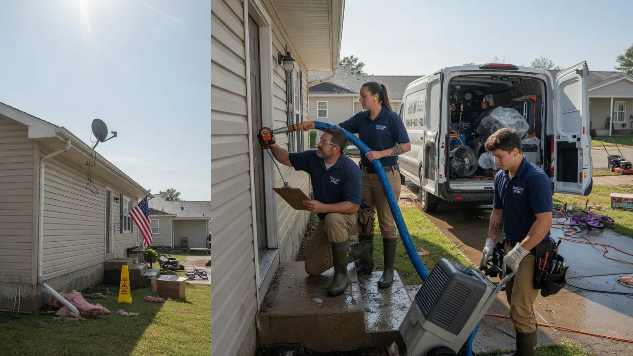 Ceiling Water Damage Restoration in Garden City, TX near me
